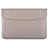 Morbido Pelle Custodia Marsupio Tasca L15 per Apple MacBook Air 13.3 pollici (2018) Grigio