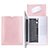 Morbido Pelle Custodia Marsupio Tasca L17 per Apple MacBook Pro 13 pollici (2020) Rosa