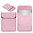 Morbido Pelle Custodia Marsupio Tasca L19 per Apple MacBook Pro 13 pollici Rosa