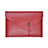 Morbido Pelle Custodia Marsupio Tasca L22 per Apple MacBook 12 pollici Rosso