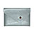 Morbido Pelle Custodia Marsupio Tasca L23 per Apple MacBook Pro 13 pollici (2020) Argento