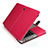 Morbido Pelle Custodia Marsupio Tasca L24 per Apple MacBook Pro 13 pollici Rosa Caldo