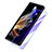 Pellicola in Vetro Temperato Protettiva Anti Blu-Ray Proteggi Schermo Film per Samsung Galaxy Z Fold3 5G Chiaro