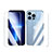Pellicola in Vetro Temperato Protettiva Fronte e Retro Proteggi Schermo Film per Apple iPhone 13 Pro Chiaro