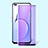 Pellicola in Vetro Temperato Protettiva Integrale Anti Blu-Ray Proteggi Schermo Film per Realme X50t 5G Nero