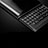 Pellicola in Vetro Temperato Protettiva Integrale Proteggi Schermo Film F02 per Blackberry Priv Nero