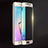Pellicola in Vetro Temperato Protettiva Integrale Proteggi Schermo Film F02 per Samsung Galaxy S6 Edge SM-G925 Bianco