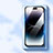 Pellicola in Vetro Temperato Protettiva Proteggi Schermo Film P08 per Apple iPhone 14 Chiaro