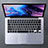 Pellicola in Vetro Temperato Protettiva Proteggi Schermo Film T02 per Apple MacBook Air 13 pollici (2020) Chiaro