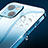 Pellicola in Vetro Temperato Protettiva Retro Proteggi Schermo Film B02 per Apple iPhone 13 Mini Chiaro
