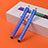 Penna Pennino Pen Touch Screen Capacitivo Universale 2PCS H03 Blu