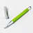 Penna Pennino Pen Touch Screen Capacitivo Universale P10 Verde