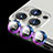 Protettiva della Fotocamera Vetro Temperato Proteggi Schermo C08 per Apple iPhone 13 Pro Max Viola