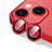 Protettiva della Fotocamera Vetro Temperato Proteggi Schermo C10 per Apple iPhone 14 Rosso