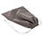 Sacchetto in Velluto Cover Marsupio Tasca per Amazon Kindle Oasis 7 inch Grigio