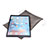 Sacchetto in Velluto Cover Marsupio Tasca per Apple iPad 3 Grigio