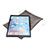 Sacchetto in Velluto Cover Marsupio Tasca per Apple iPad 4 Grigio