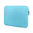 Sacchetto in Velluto Custodia Tasca Marsupio L04 per Huawei Honor MagicBook 14 Cielo Blu