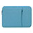 Sacchetto in Velluto Custodia Tasca Marsupio L04 per Huawei Honor MagicBook 15 Cielo Blu