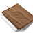 Sacchetto in Velluto Custodia Tasca Marsupio per Apple iPad 2 Marrone