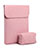 Sacchetto in Velluto Custodia Tasca Marsupio per Apple MacBook 12 pollici Rosa