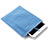 Sacchetto in Velluto Custodia Tasca Marsupio per Huawei MatePad 5G 10.4 Cielo Blu