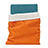 Sacchetto in Velluto Custodia Tasca Marsupio per Huawei MediaPad M3 Lite Arancione