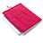 Sacchetto in Velluto Custodia Tasca Marsupio per Samsung Galaxy Tab S 10.5 SM-T800 Rosa Caldo