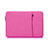 Sacchetto in Velluto Custodia Tasca Marsupio S01 per Samsung Galaxy Book Flex 15.6 NP950QCG Rosa Caldo