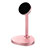 Sostegno Cellulari Magnetico Supporto Smartphone Universale B06 Oro Rosa