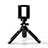 Sostegnotile Bluetooth Selfie Stick Tripode Allungabile Bastone Selfie Universale T02 Nero