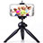 Nero Sostegnotile Bluetooth Selfie Stick Tripode Allungabile Bastone Selfie Universale T05 Nero