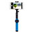 Sostegnotile Bluetooth Selfie Stick Tripode Allungabile Bastone Selfie Universale T21 Blu