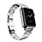 Stainless Cinturino Braccialetto Acciaio per Apple iWatch 3 38mm Argento