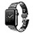 Stainless Cinturino Braccialetto Acciaio per Apple iWatch 3 38mm Nero
