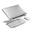 Supporto Computer Sostegnotile Notebook Universale K01 per Apple MacBook 12 pollici Argento