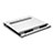 Supporto Computer Sostegnotile Notebook Universale K01 per Apple MacBook Air 13 pollici Argento