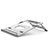 Supporto Computer Sostegnotile Notebook Universale K05 per Apple MacBook Pro 13 pollici (2020) Argento