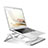 Supporto Computer Sostegnotile Notebook Universale S03 per Apple MacBook 12 pollici Argento