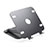 Supporto Computer Sostegnotile Notebook Universale S08 per Apple MacBook 12 pollici Nero