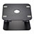 Supporto Computer Sostegnotile Notebook Universale S08 per Apple MacBook Pro 13 pollici Retina Nero