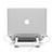 Supporto Computer Sostegnotile Notebook Universale S10 per Apple MacBook Air 11 pollici Argento