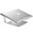 Supporto Computer Sostegnotile Notebook Universale S16 per Apple MacBook 12 pollici Argento