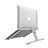 Supporto Computer Sostegnotile Notebook Universale T12 per Apple MacBook Air 11 pollici Argento