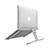 Supporto Computer Sostegnotile Notebook Universale T12 per Apple MacBook Air 13 pollici (2020) Argento