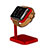 Supporto Di Ricarica Stand Docking Station per Apple iWatch 5 44mm Rosso