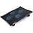 Supporto per Latpop Sostegnotile Notebook Ventola Raffreddamiento Stand USB Dissipatore Da 9 a 16 Pollici Universale M08 per Huawei Honor MagicBook Pro (2020) 16.1 Nero