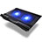 Nero Supporto per Latpop Sostegnotile Notebook Ventola Raffreddamiento Stand USB Dissipatore Da 9 a 16 Pollici Universale M10 per Huawei MateBook D15 (2020) 15.6 Nero