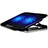Supporto per Latpop Sostegnotile Notebook Ventola Raffreddamiento Stand USB Dissipatore Da 9 a 16 Pollici Universale M17 per Apple MacBook Air 13.3 pollici (2018) Nero