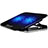 Nero Supporto per Latpop Sostegnotile Notebook Ventola Raffreddamiento Stand USB Dissipatore Da 9 a 16 Pollici Universale M17 per Huawei MateBook D15 (2020) 15.6 Nero